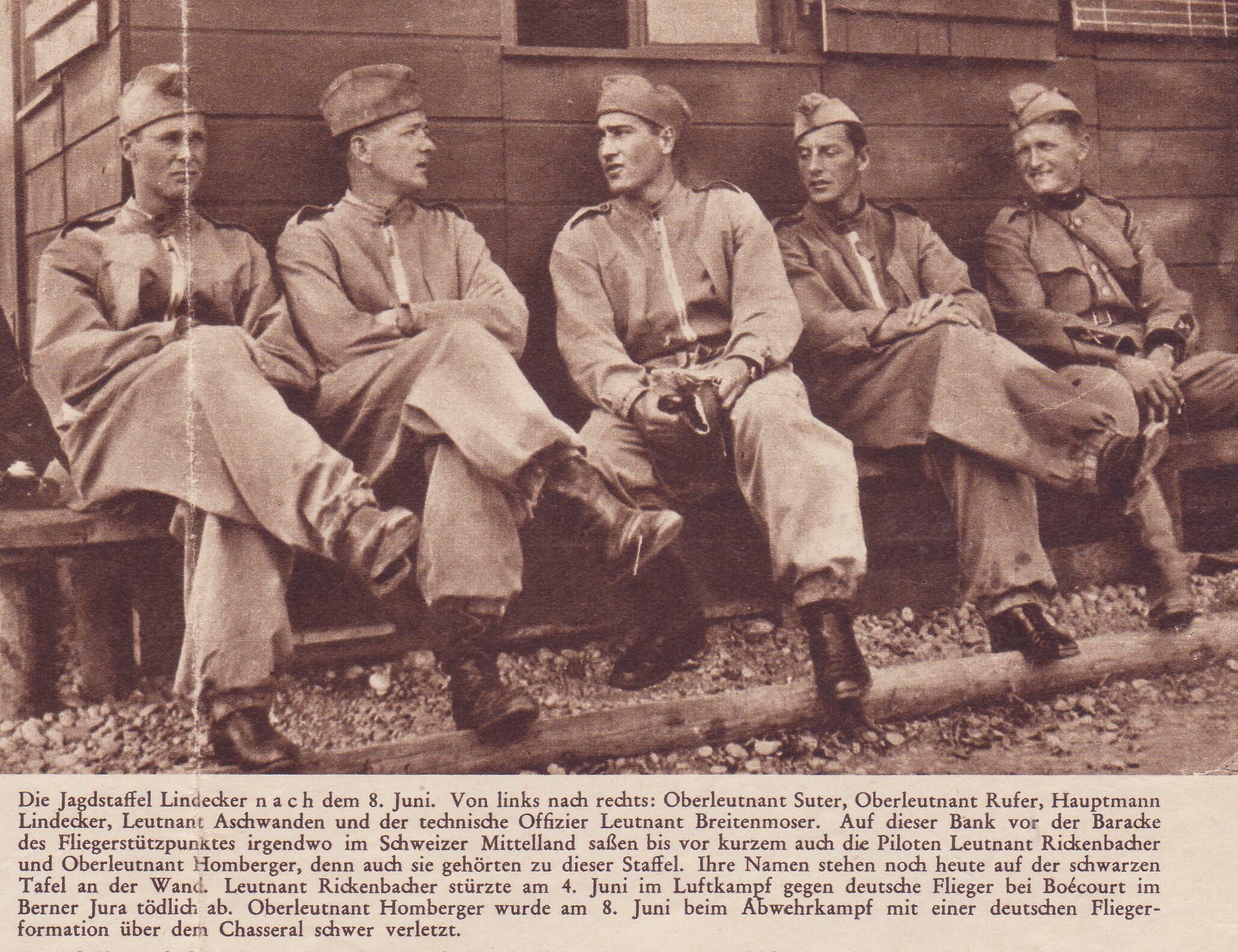Jagdstaffel Lindecker nach dem 9. Juni 1940