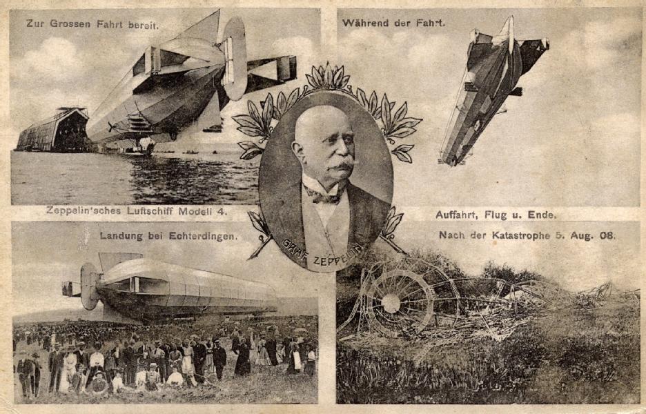 Luftschiffe galten als grösste Bedrohung im Luftkrieg