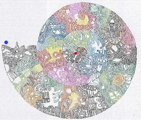 Bild 2: Das vollendete Werk: Schneckenhaus