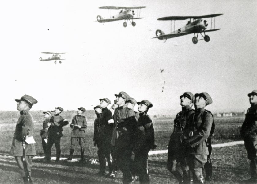 Flugvorführung Hanriot HD-1 (?), 1930