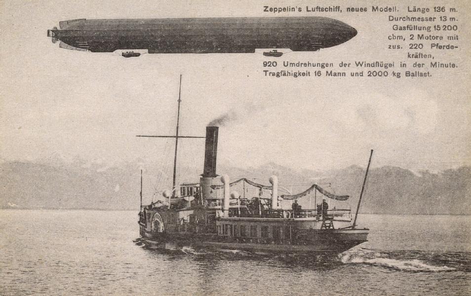 Das Luftschiff Zeppelin 1908